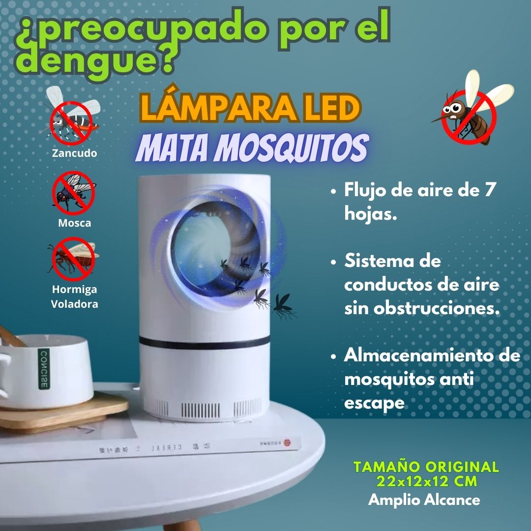 LÁMPARA MATA MOSQUITOS Y ZANCUDOS